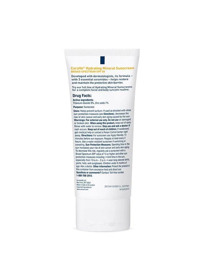 Hydrating Mineral Sunscreen SPF 50